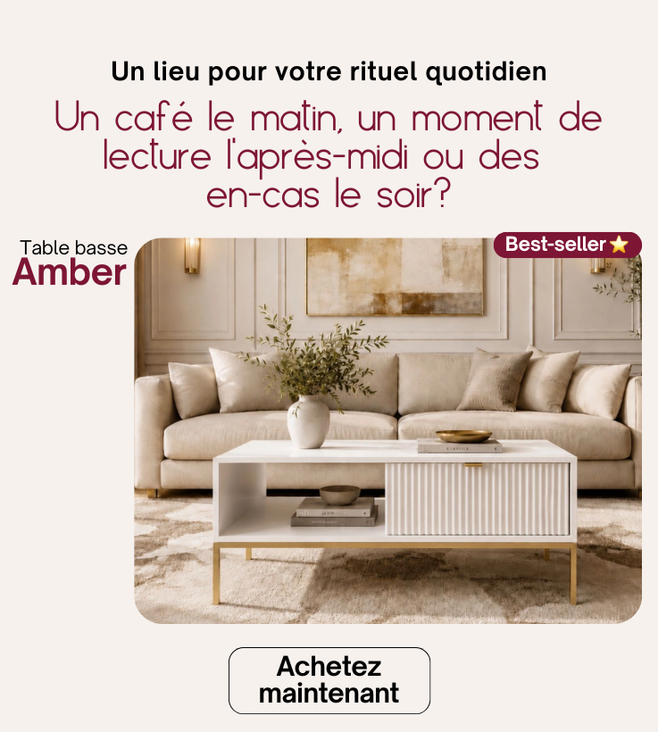 Table basse Amber