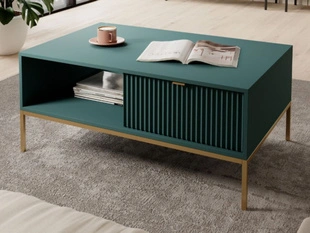 Table Basse avec Rangement Amber vert
