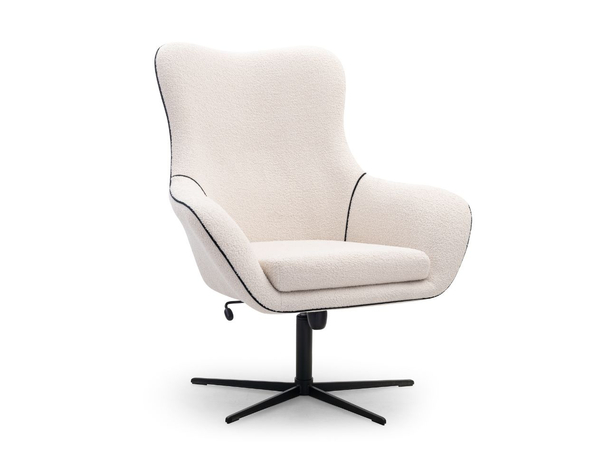 Fauteuil pivotant Deves Blanc