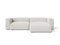 Beige clair \ Velours \ Angle droit