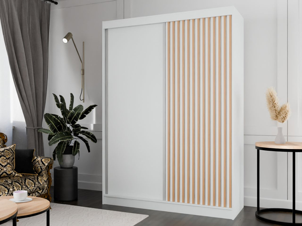 Armoire Portes Coulissantes Loreto Blanc