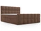 Marron \ Velours \ 200x200 cm
