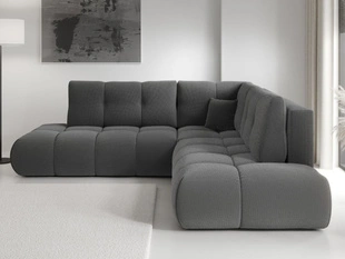 Canapé d'Angle Droite Convertible avec Coffre Kair Graphite