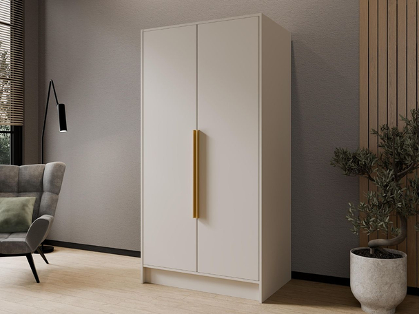 Armoire Portes Battantes Perugia Cachemire