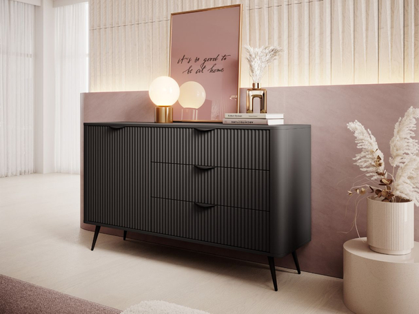 Buffet de Rangement Latina Noir
