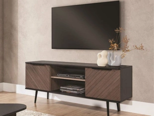 Meuble TV Rangement Nemi Marron