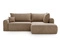 Beige foncé \ Velvet \ Angle droit