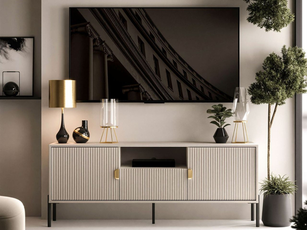 Meuble TV Rangement Orlean Cachemire