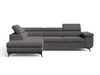 Gris foncé \ Velvet \ Angle gauche