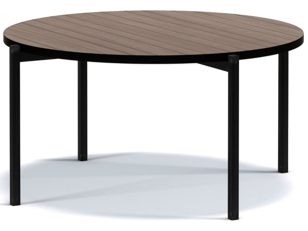 Table basse ronde 84 cm Sevilla Marron foncé