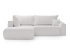 Blanc \ Velours \ Angle gauche