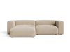 Beige \ Velours \ Angle gauche