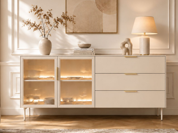 Buffet de Rangement Lumina Cachemire