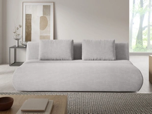 Canapé Droit Convertible avec Coffre Figo Gris