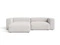 Beige clair \ Velours \ Angle gauche
