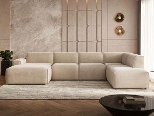 Canapé d'Angle Droite Belluno Beige