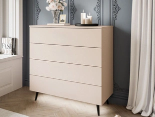 Commode de Rangement avec éclairage LED Nuveo Cachemire