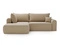 Beige \ Velours \ Angle gauche