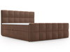 Marron \ Velours \ 200x200 cm