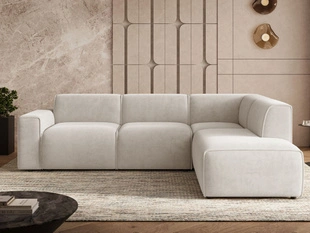 Canapé d'Angle Droite Eluno Beige clair