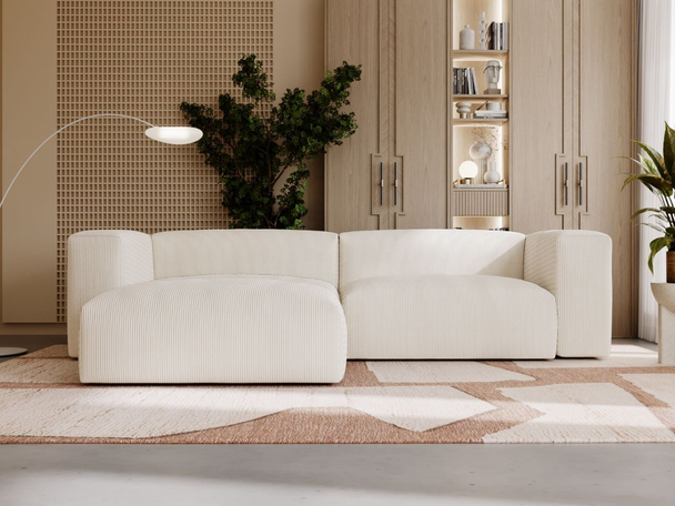 Canapé d'Angle Gauche Landi Beige