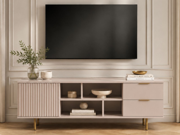 Meuble TV Rangement Ankara Beige