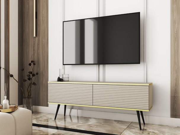 Meuble TV Rangement Diolo Beige