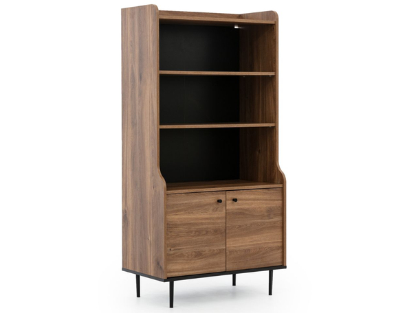 Bibliothèque avec portes Vasa Marron