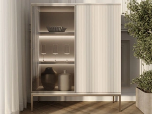 Moderne Vitrine avec LED Deo Cachemire