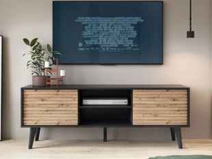 Meuble TV Rangement Astro noir