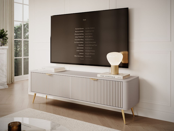 Meuble TV Rangement 160 cm Latina Beige