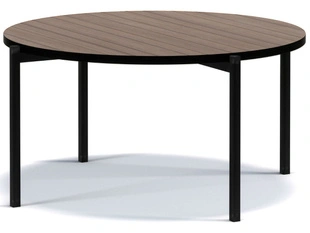 Table basse ronde 84 cm Sevilla Marron foncé