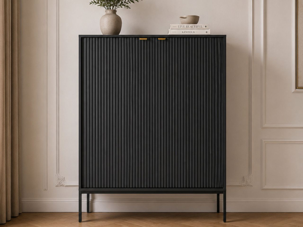 Commode de Rangement Amber Noir
