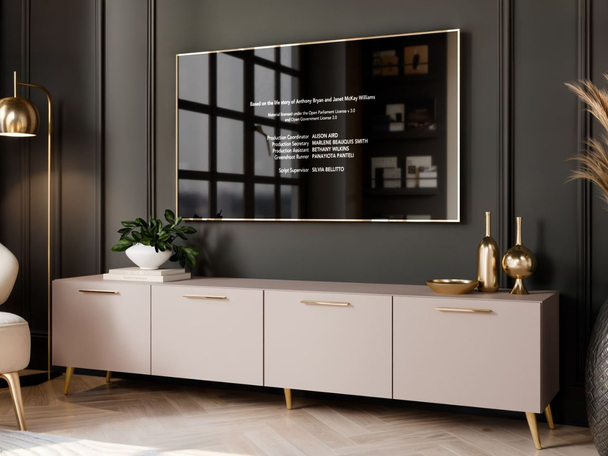 Meuble TV Rangement Noaé Cachemire