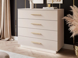 Commode de Rangement avec éclairage LED Nuveo Cachemire