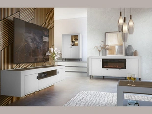 Ensemble de meubles de salon Messina Blanc