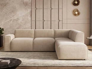 Canapé d'Angle Droite Eluno Beige