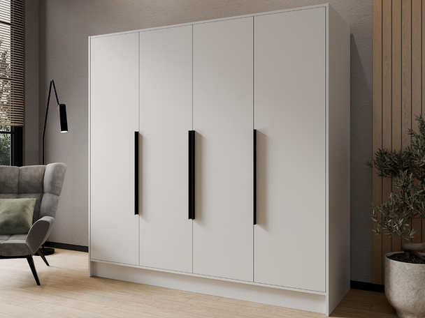 Armoire Portes Battantes Perugia Blanc