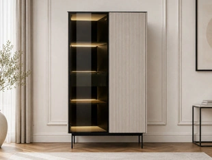 Moderne Vitrine avec LED Auroé Cachemire
