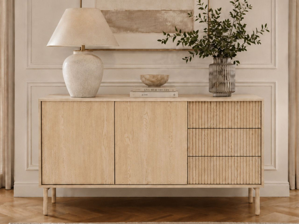 Commode avec portes et tiroirs 154 Gradimento Chêne Cremona