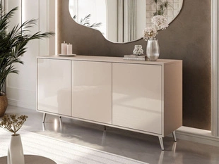 Commode glamour de 154 cm Vivance Cachemire brillant