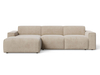 Beige \ Velours \ Angle gauche