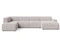 Gris \ Velours \ Angle gauche