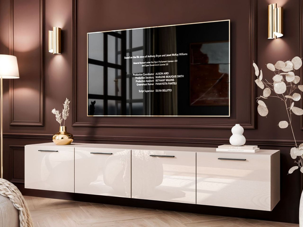Meuble TV Rangement Noaé Cachemire