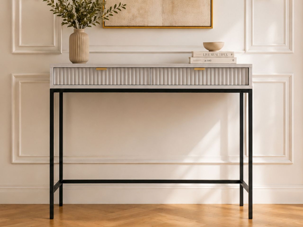 Coiffeuses avec Amber gris