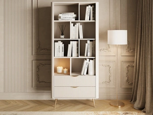 Bibliothèque avec à Tiroirs Latina Beige
