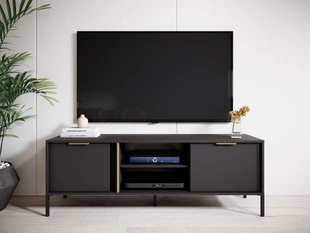 Meuble TV Rangement 153 cm Drino Anthracite