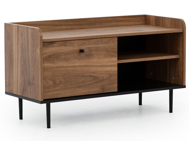 Meuble TV Rangement 100 cm Vasa Marron