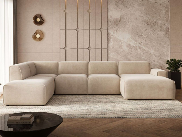 Canapé d'Angle Gauche Belluno Beige