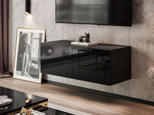 Meuble TV Rangement Nodoo Noir